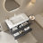 Nichola 36'' Striped  Single Bathroom Vanity with Solid Surface Top