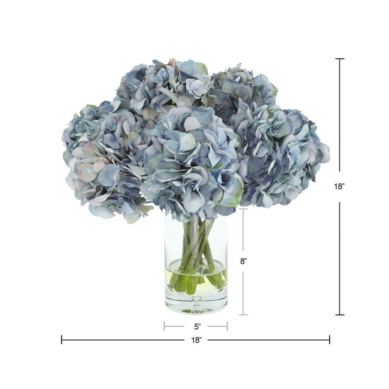 Hydrangea Bouquet In Vase