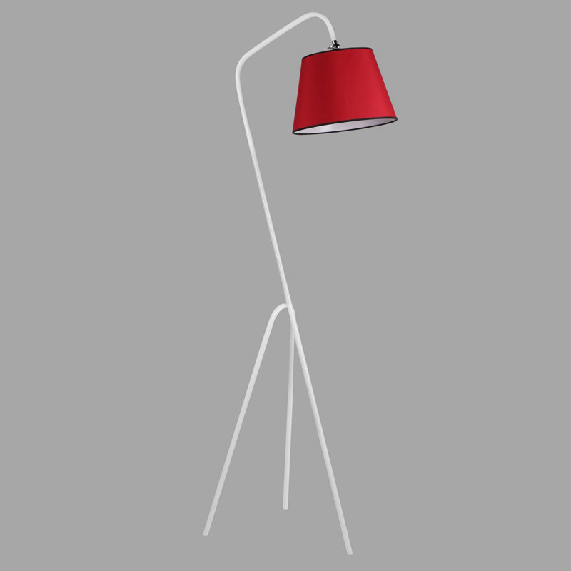 Dreadnaught 165cm Tripod Floor Lamp, Red, White