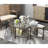 Bashira Glass Top End Table