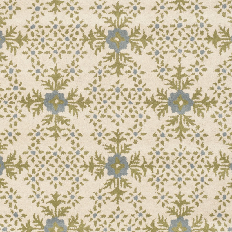 Pooler Hand Tufted Wool Geometric Rug, Rectangle 4' x 6'