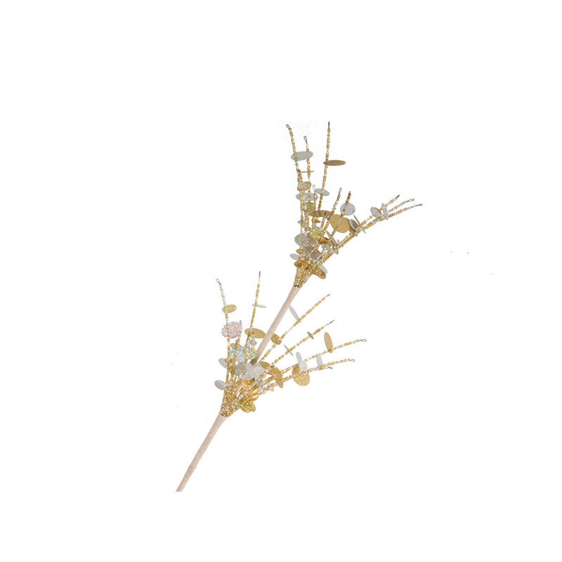 35cm Branch, Silver/Gold