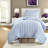 Charming Bow Embroidered Microfiber Bedding Sets For Youthful Spaces