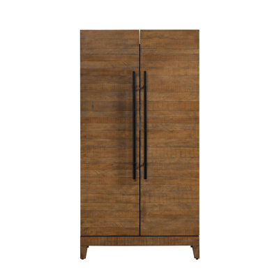 38.25'' Solid Wood Bar Cabinet
