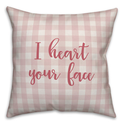  Coussin I Heart Your Face
