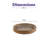 FRECKLES Premium Porcelain Stackable Plate  | Microwave & Dishwasher Safe