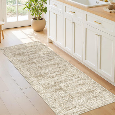 Tapis de couloir de cuisine lavable antidérapant