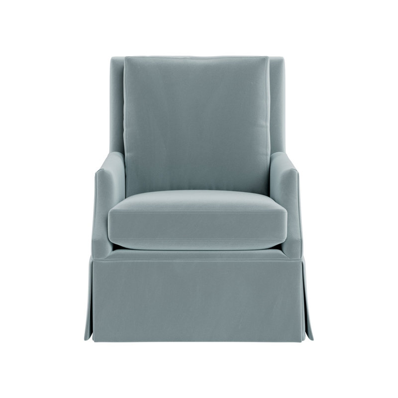 Universal Upholstery Upholstered Swivel Chair, Blue