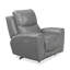 Ensemble de salon inclinable en cuir véritable 3 pièces Kittitas