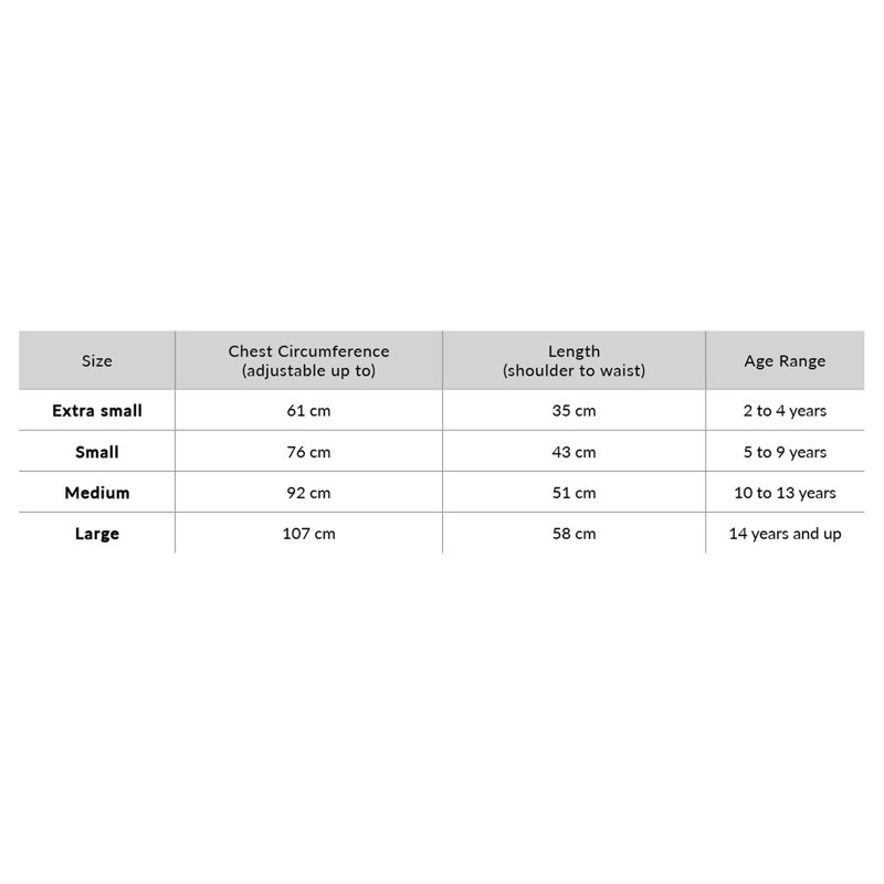 Accessoire éducatif pour gilet à pression profonde, H 13,5 po x l 10 po x P 1 po