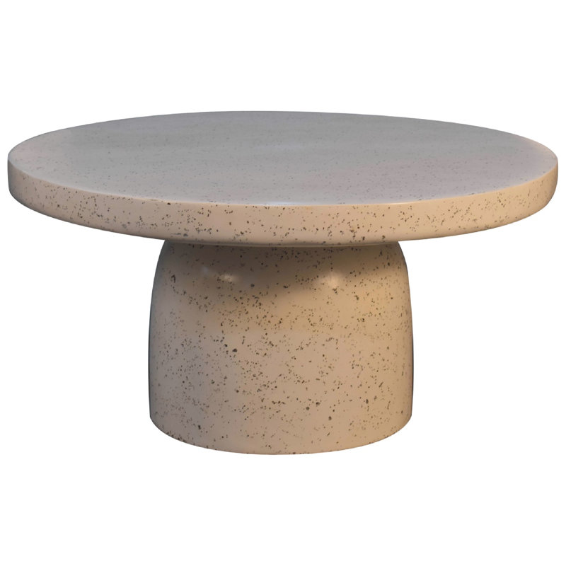 Mhurran Solid Wood Drum Coffee Table