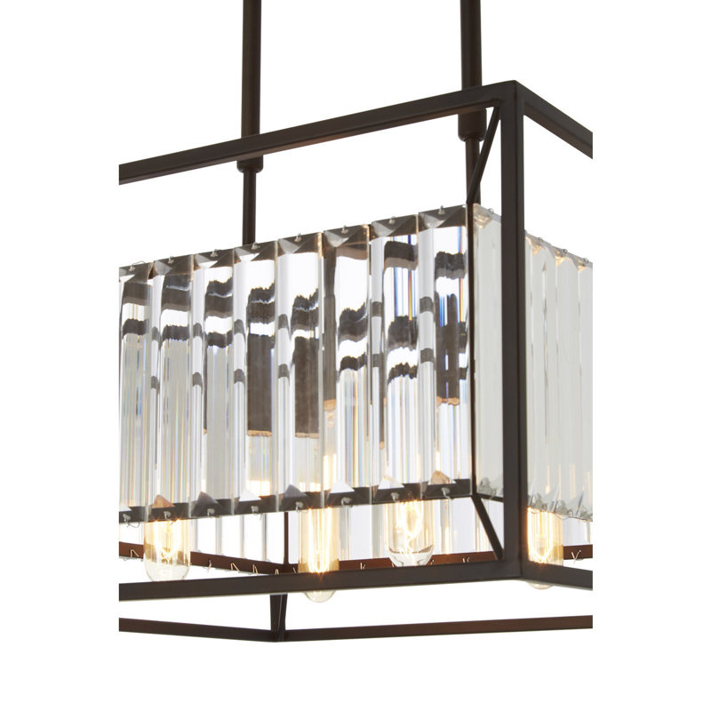 Waldschmidt 4 - Light Black Square/Rectangle Pendant