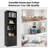74'' H X 23.5'' W Jalyric Storage Bookcase-461244128