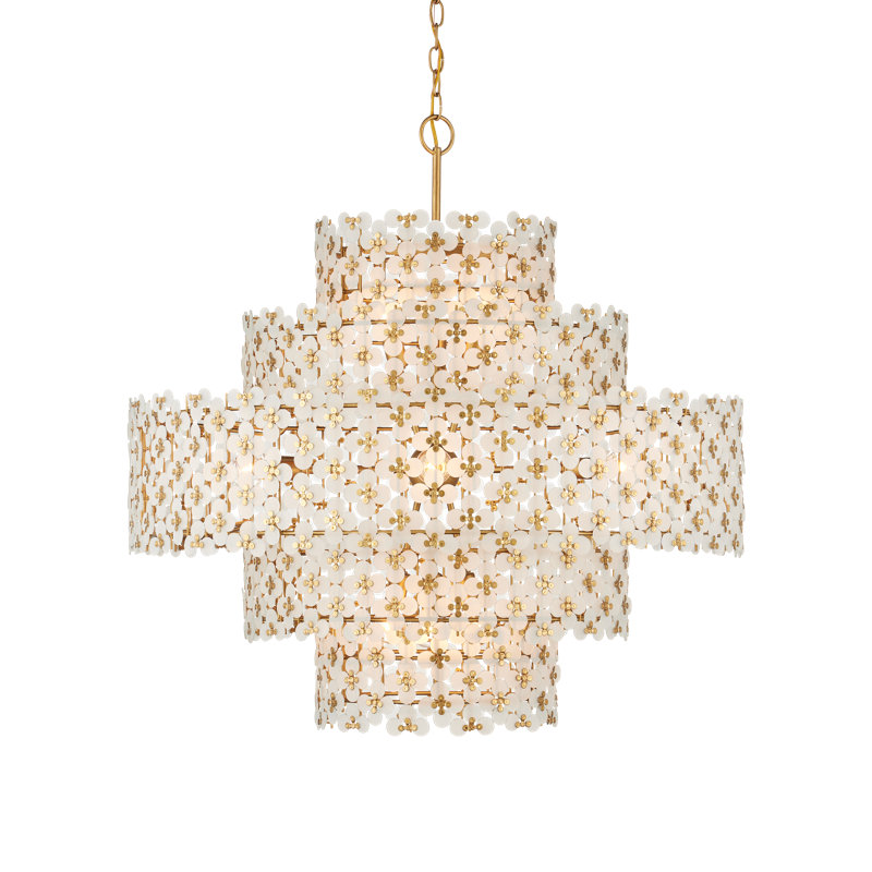 Spring Flower 4 - Light Chandelier, 35'' H X 35'' W X 35'' D