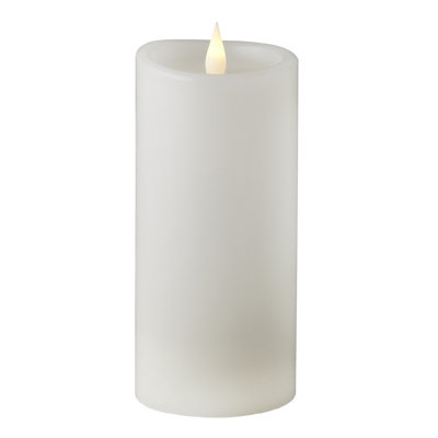 Classic Real Wax Body Flickering Flameless Battery Powered LED Pillar Candle