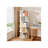 5 Tier Rotating Bookshelf, 360° Display Round Spinning Bookshelf-877310334