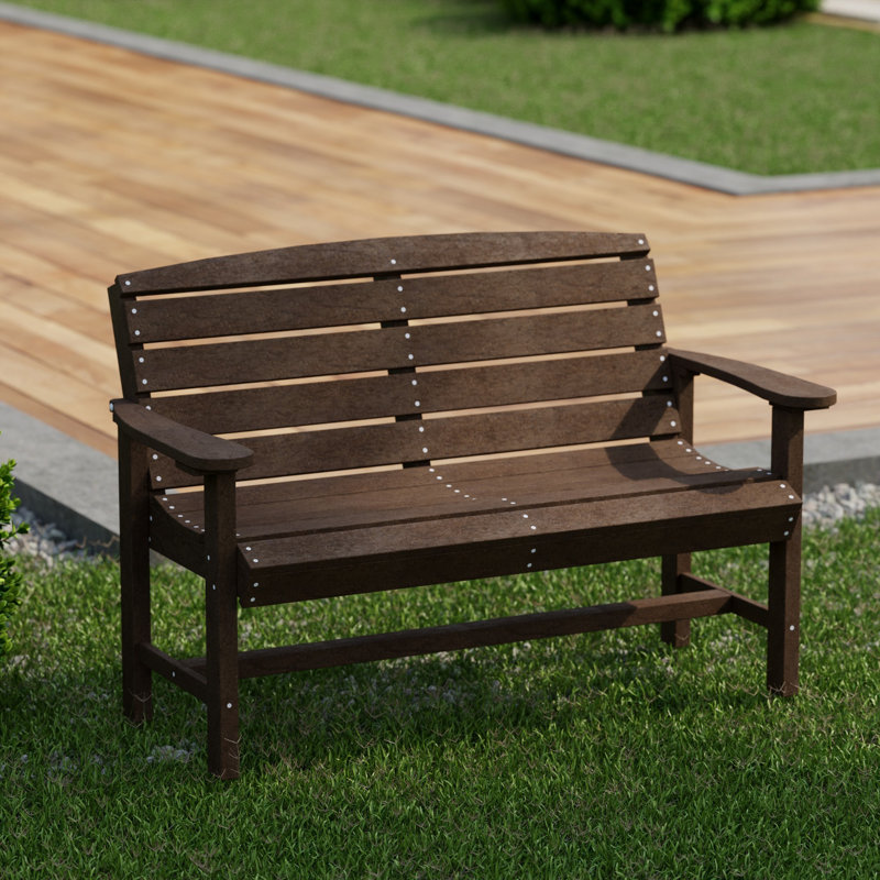 Banc d'extérieur classique, Brun Tudor