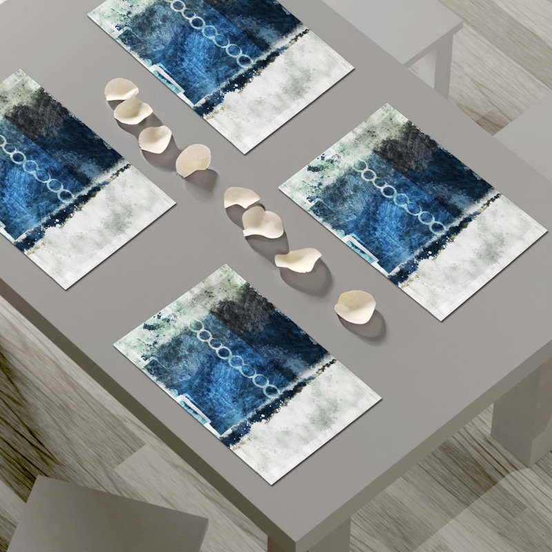 Napperon abstrait en polyester