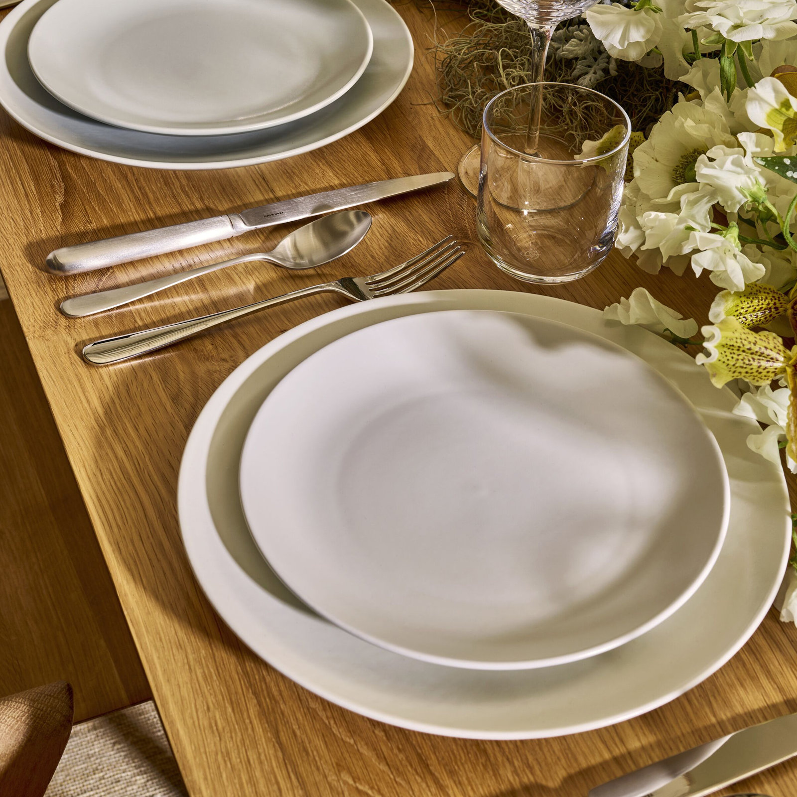 11" Ceramic Dinner Plate, Moon