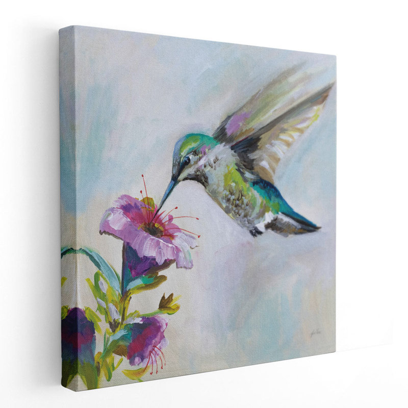 Hummingbird II - Canvas Print Wall Art, 24" H x 24" W