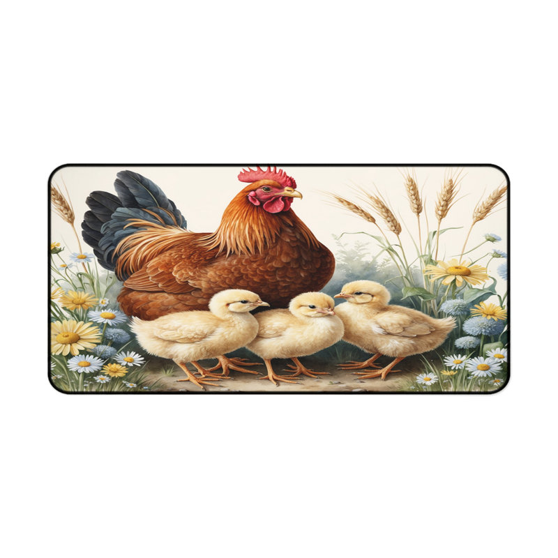 Polyester Desk Pad, 14.4x12.1