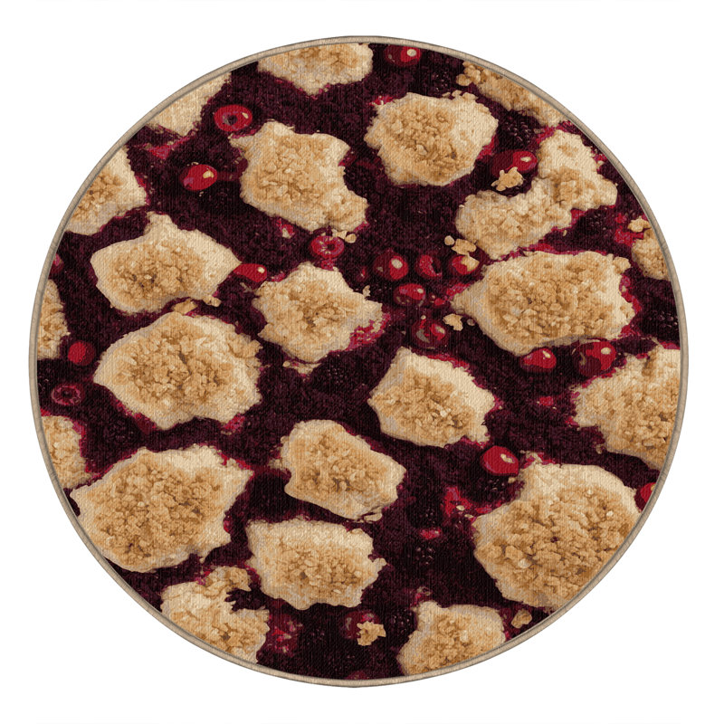  Tapis lavable croustillant aux baies, Rectangulaire 7 pi x 10 pi
