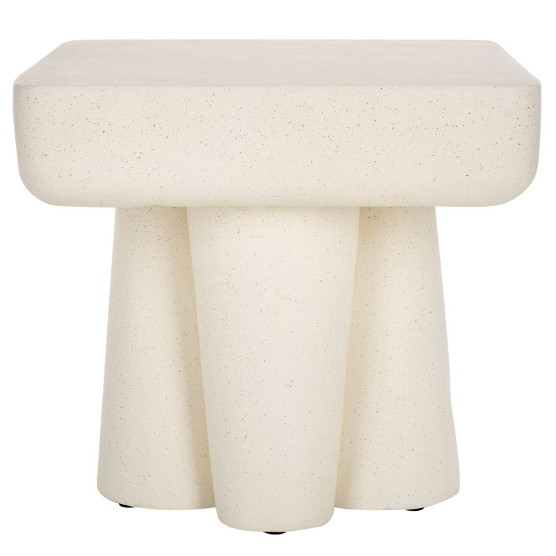 Leeza Accent Table, White