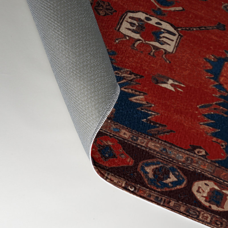 Tapis turc intérieur et extérieur brun, Rectangulaire 3 pi x 5 pi