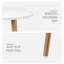 Table de bout en bois Amory