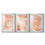 Suminagashi à grain de bois I - Impression sur mesure de qualité supérieure avec mat - 3 pièces-772060722-772060721