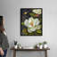 «Heirloom Magnolia» sur toile noire-448915502-448915496