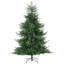 Arbre de Noël artificiel 7,5 pi avec base en métal pliable