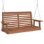 Garden Swing Bench With Metal Chains Solid Wood Fir-2032807675