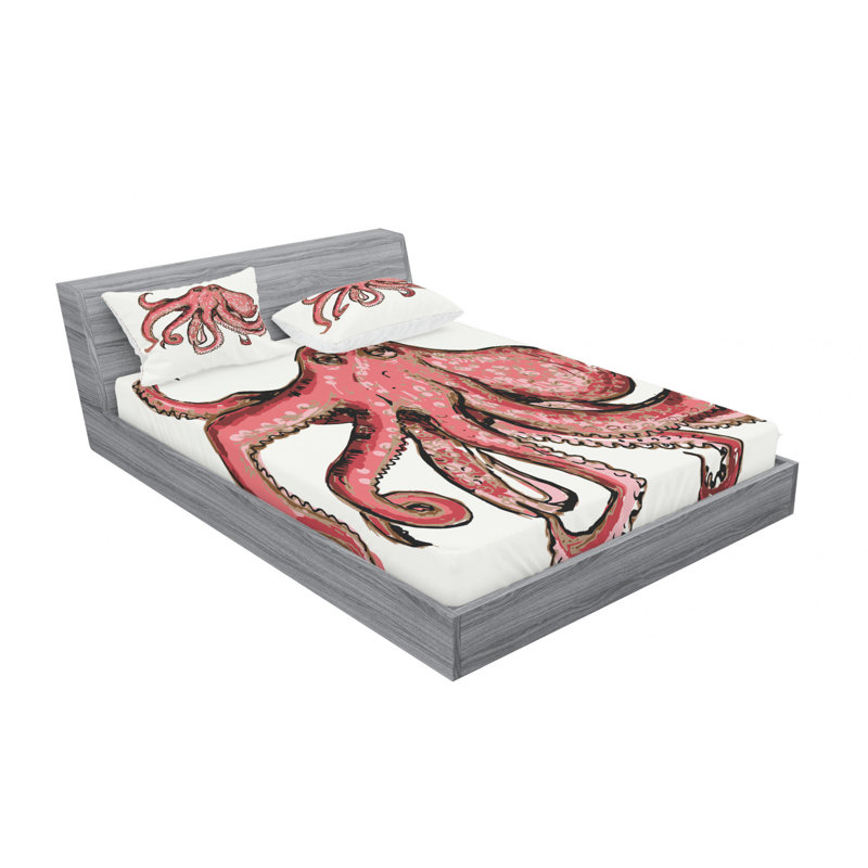 Microfiber Sheet Set, Queen Sheet Set with Fitted Sheet