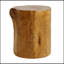 Table d'appoint en bois MGO peinte à la main, durable et légère pour un décor intérieur et extérieur
