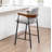 Devane Upholstered Counter Stool With Armrest-123161721