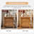 Lundgren 24"W Traditional 2-Drawer End Table with Simple Assembly and Charging Station-222184042