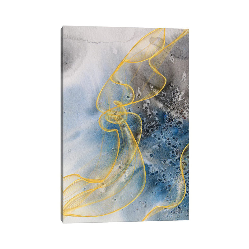 Coastal Watercolor Abstract VI by Irena Orlov - Wrapped Canvas Gallery-Wrapped Canvas Giclée