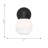 Burnley Sean Lavin Lillias Bathroom Bedroom Wall Fixture With Milk Clear Glass Mix Shade-112738295-112738296-112738299