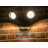 LED-Double Flood-Matte Black-20W 3000K