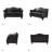 Fiete 60" Genuine Leather Loveseat-312149362