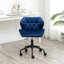 Chaise de bureau pivotante et capitonnée-132998156