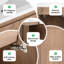 Ensemble de meuble-lavabo simple 24 po avec lavabo en résine