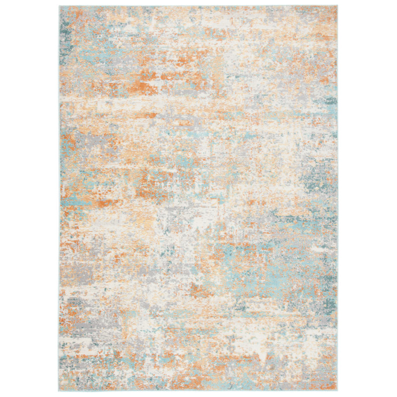 Tapis abstrait Aria Performance, Rectangle 4 pi x 6 pi