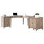 Bureau en L en bois massif Malani-1988075061