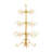 3Ft Gold Iron Christmas Tree