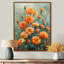 Orange, orange, parfum, souci, jardin I - souci, art mural, salon-388170554-388170555
