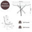 5-Piece Modern Round Pedestal Dining Set with Velvet Tufted Dining Chair for Dining Room and Living Room-1248467047-1248467097-1248467101