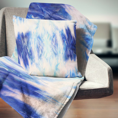 Abstract Collage with Spots Pillow