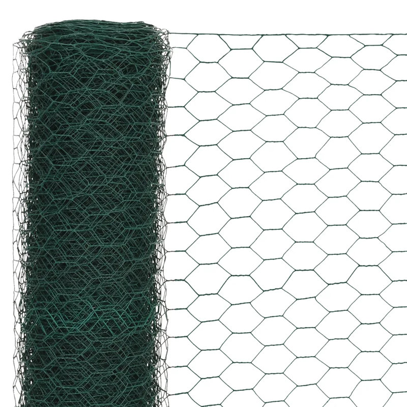 Marcela Green Plastic Wire/Mesh Fence, 120cm H x 2500cm W